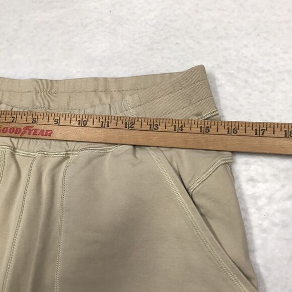 LULULEMON Jogger Pants Men M (32x26) Light Camel Tan AT EASE Cuffed Non Drawstr - Picture 7 of 12